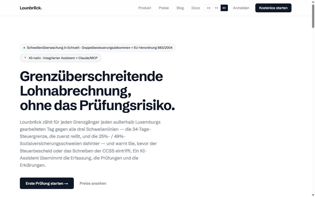 Lounbrëck — live site